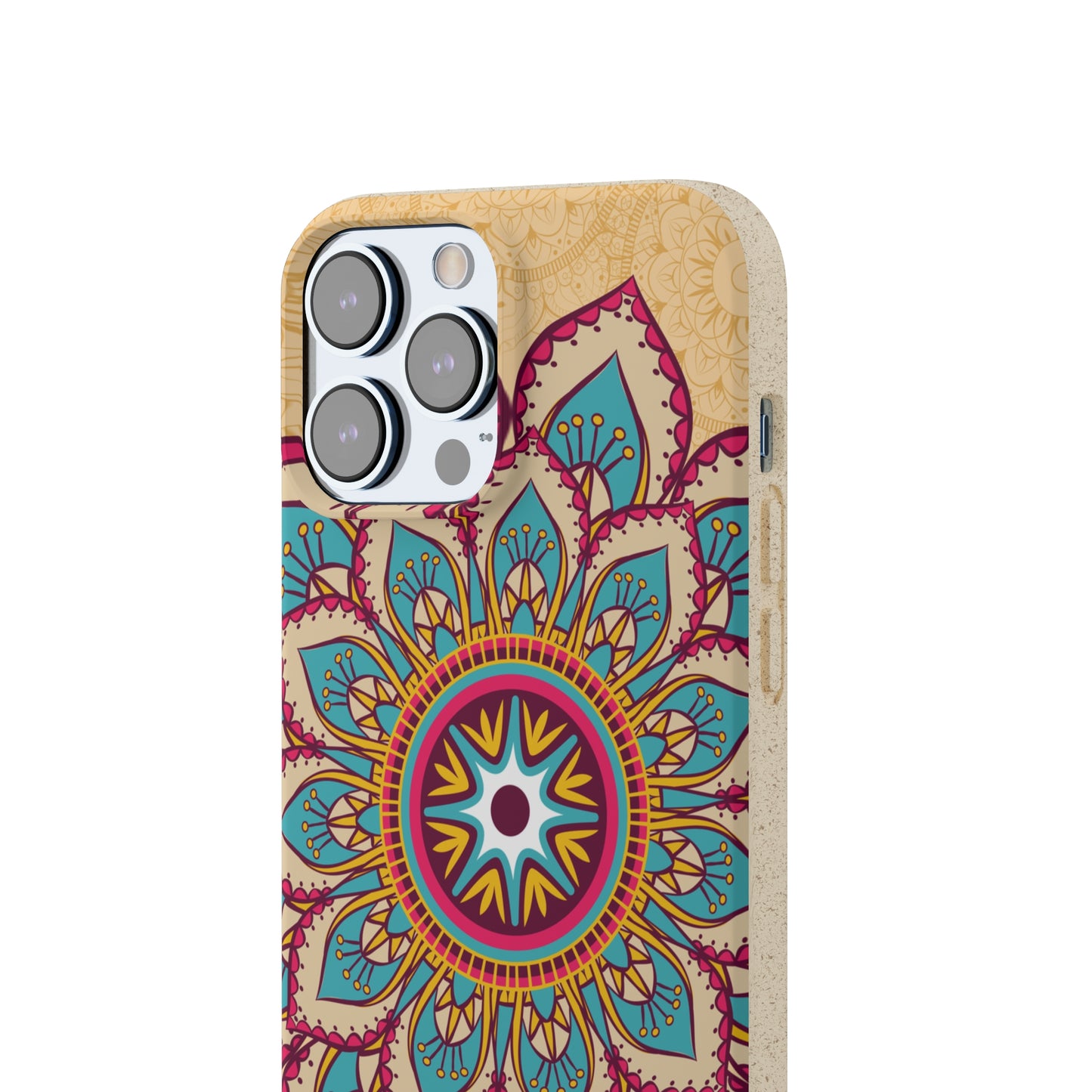 Tan and Gold Mandala✨🏵️ - Biodegradable Case