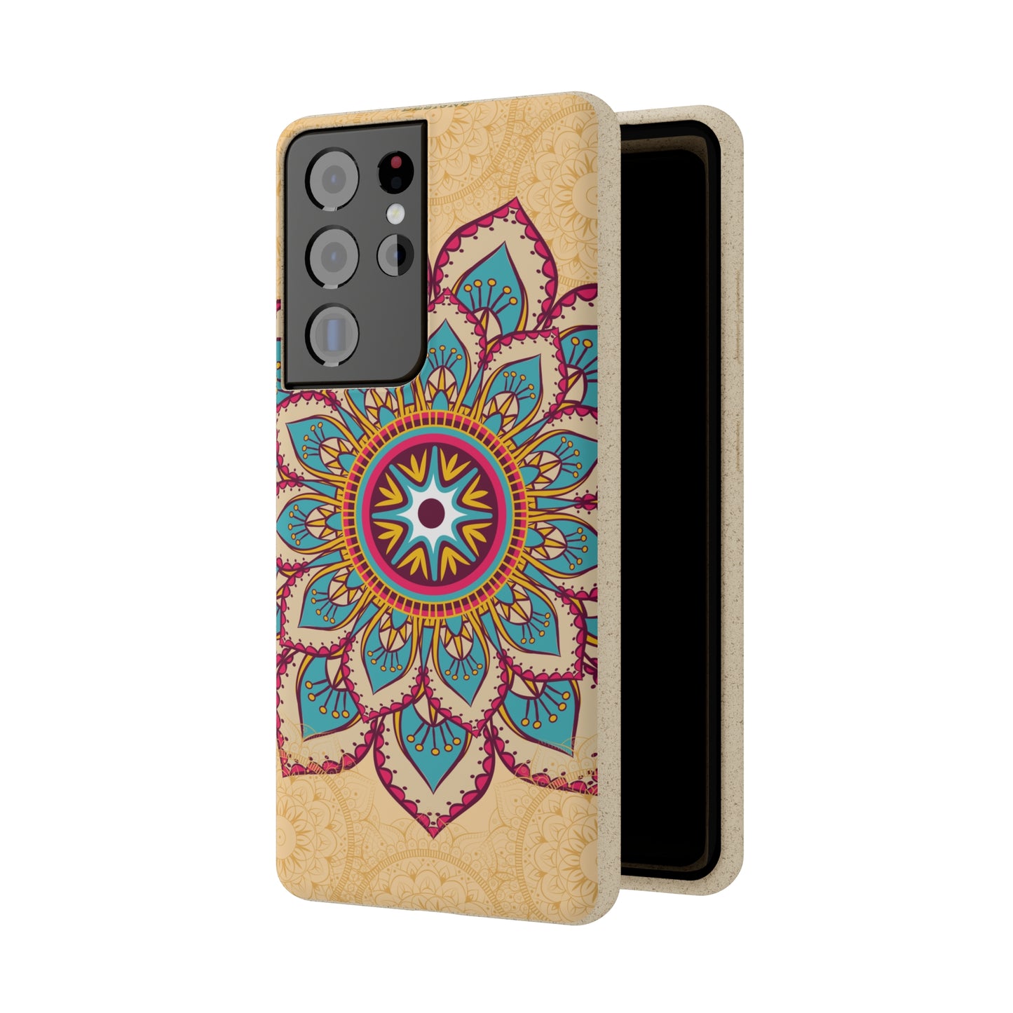 Tan and Gold Mandala✨🏵️ - Biodegradable Case