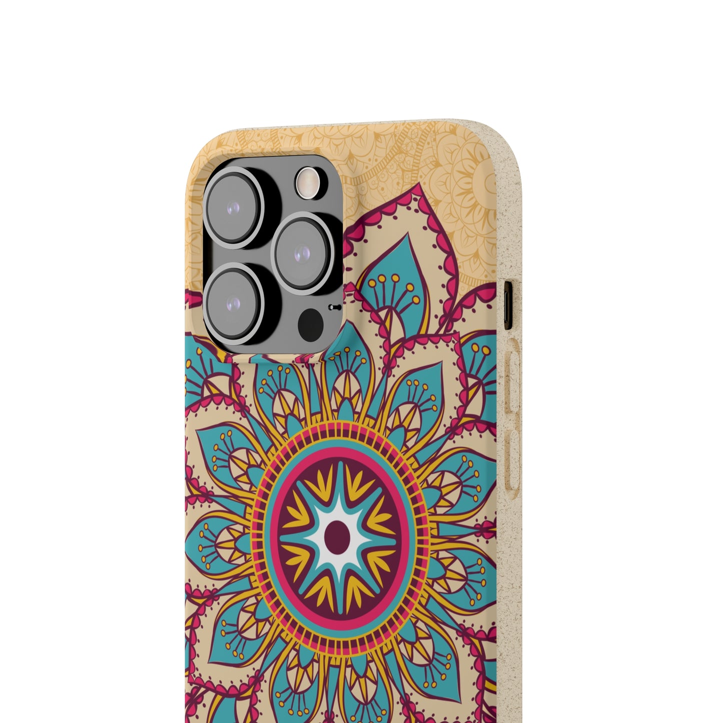 Tan and Gold Mandala✨🏵️ - Biodegradable Case