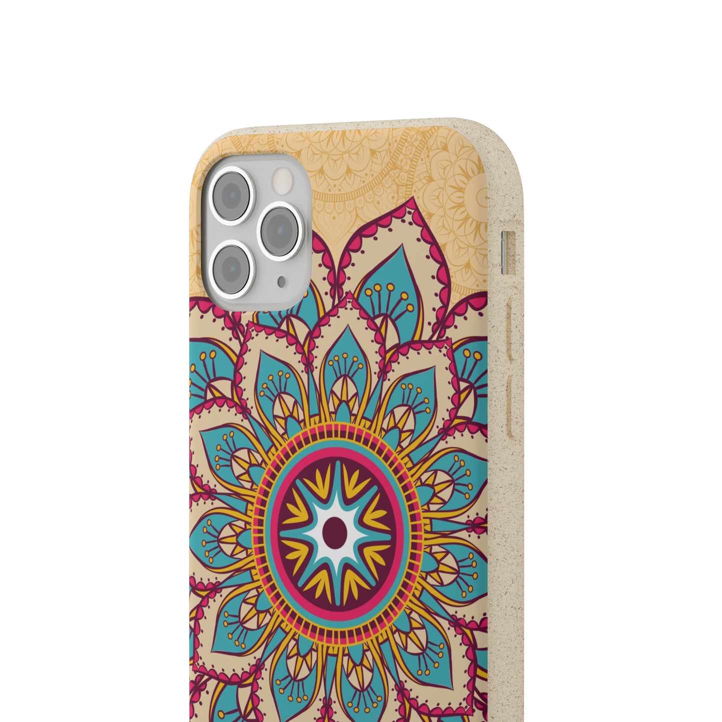 Tan and Gold Mandala✨🏵️ - Biodegradable Case