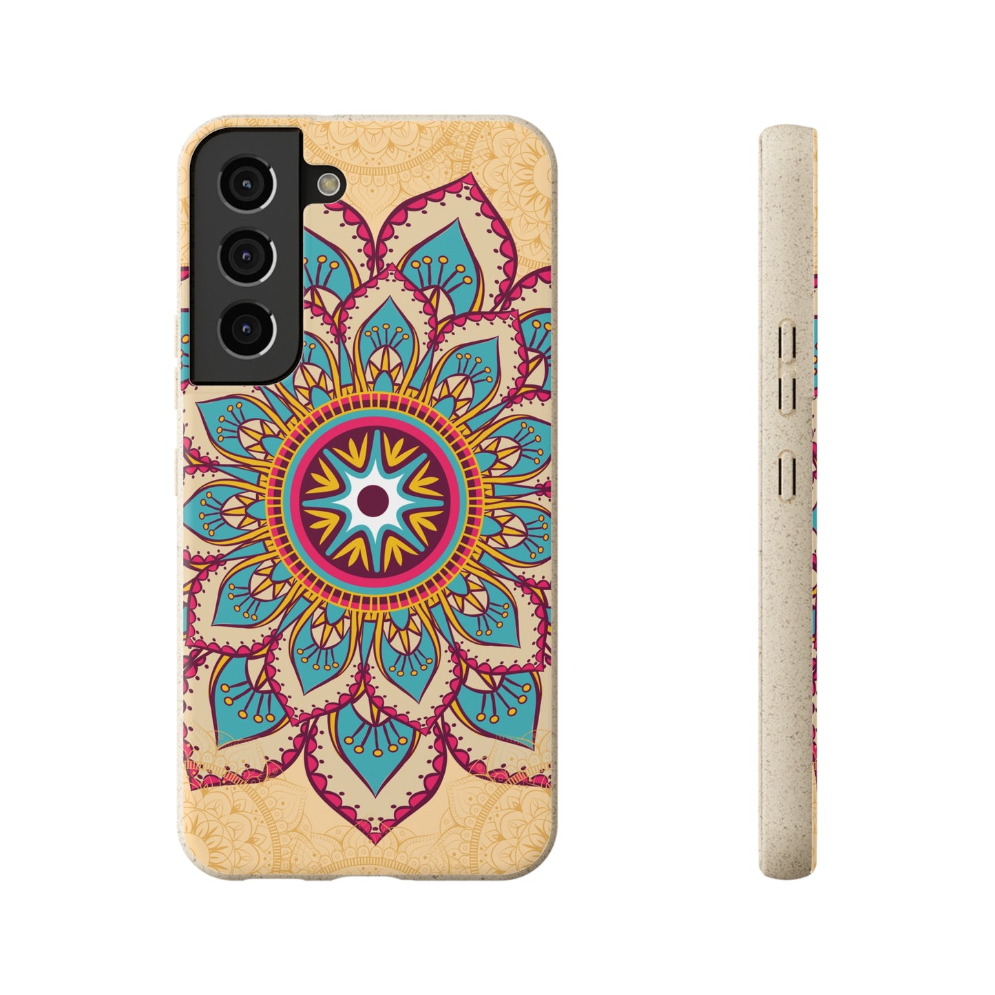 Tan and Gold Mandala✨🏵️ - Biodegradable Case