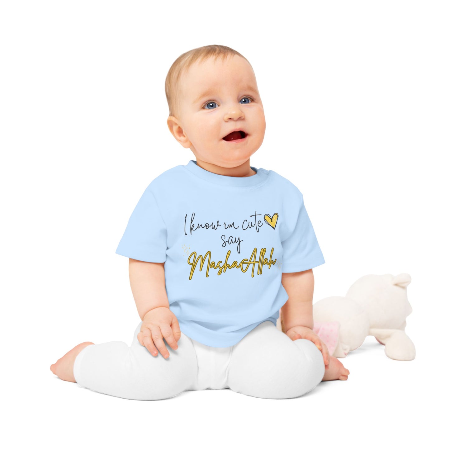 "I Know I'm Cute..."✨🧑‍🍼 - Baby T-Shirt