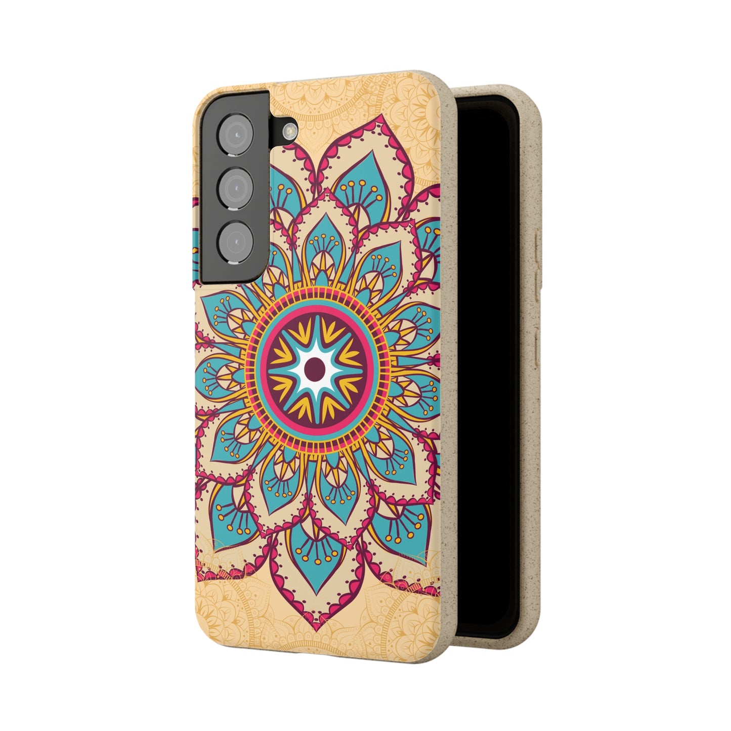 Tan and Gold Mandala✨🏵️ - Biodegradable Case