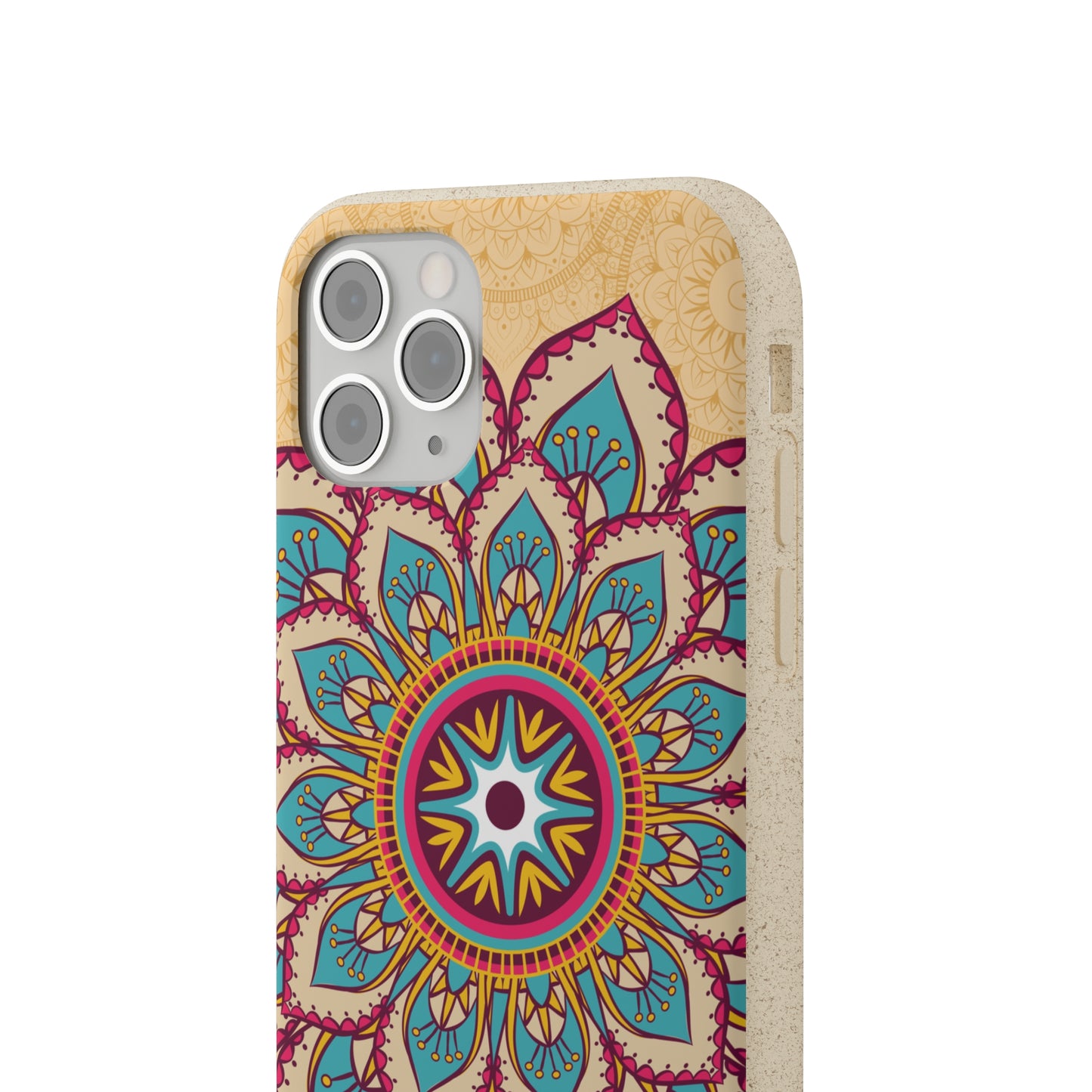 Tan and Gold Mandala✨🏵️ - Biodegradable Case