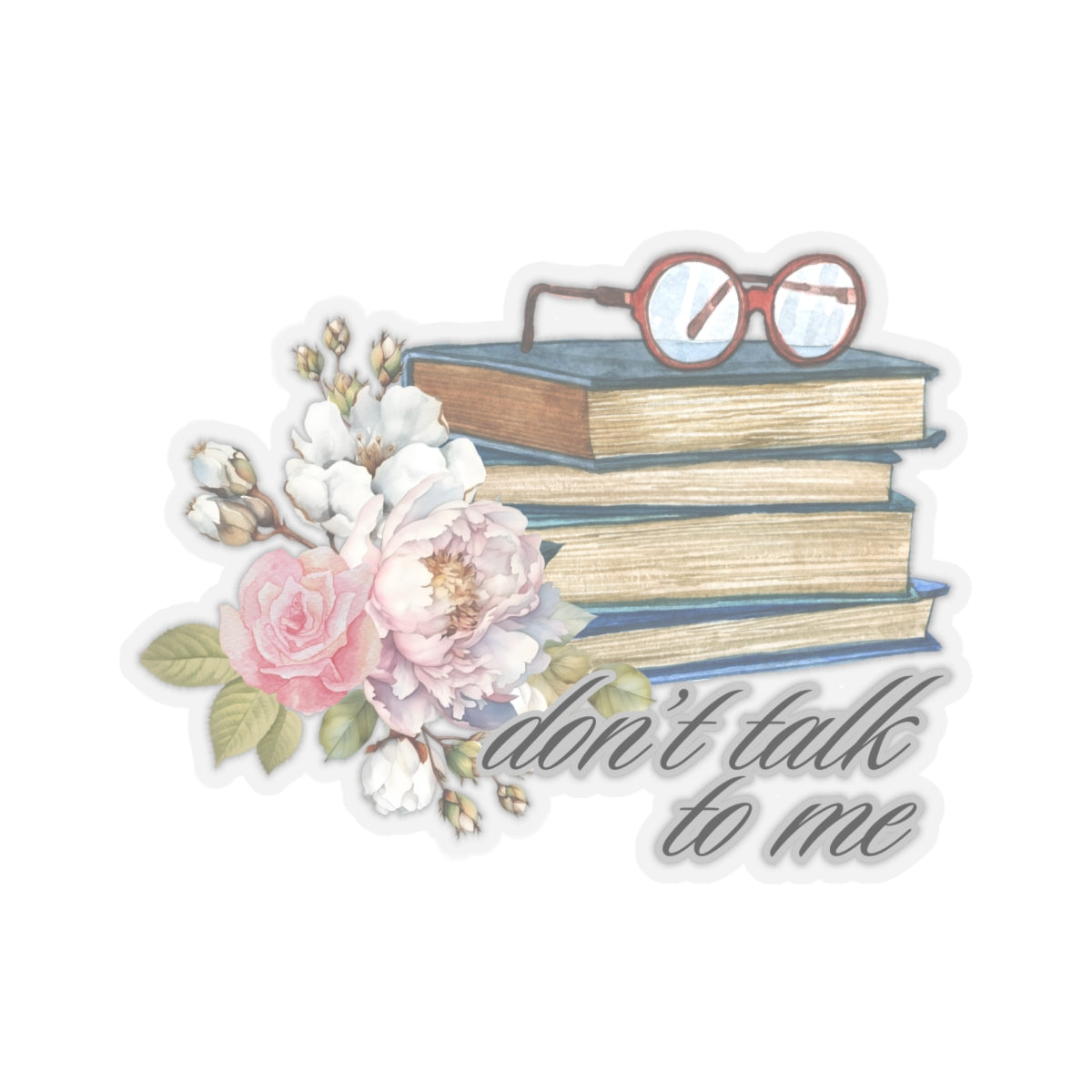 Book Worm Introvert🌹📚 - Sticker