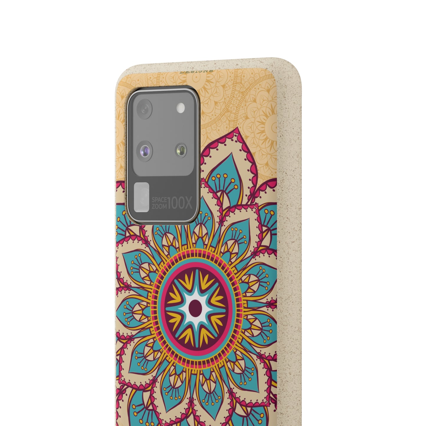 Tan and Gold Mandala✨🏵️ - Biodegradable Case