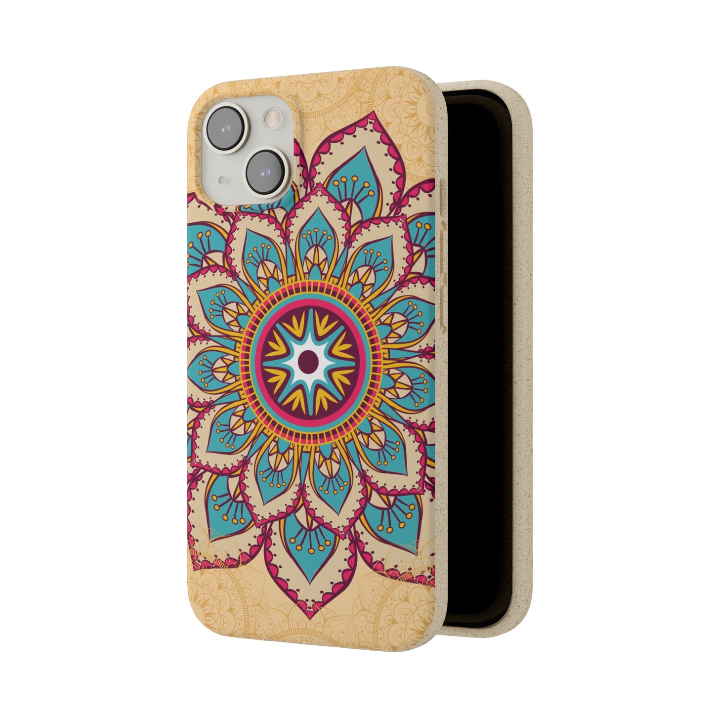 Tan and Gold Mandala✨🏵️ - Biodegradable Case