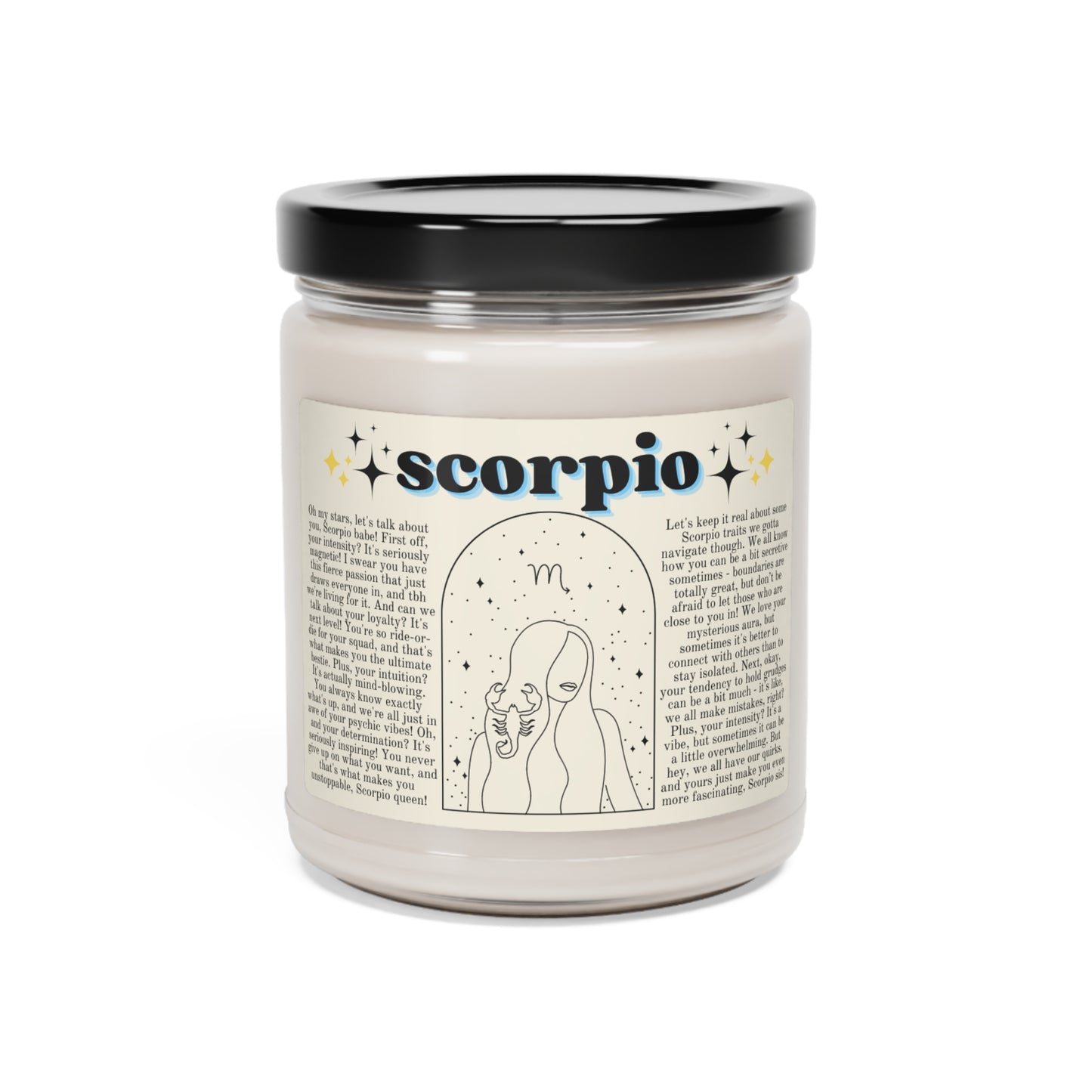 Zodiac Soy Candle - SCORPIO♏😈