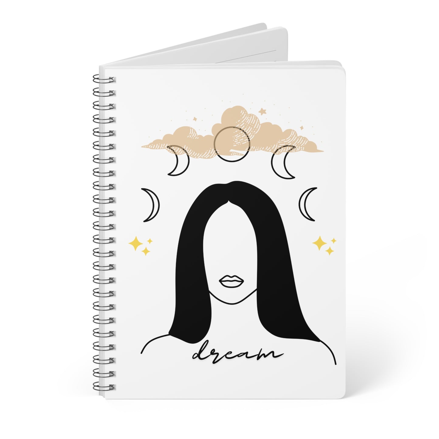 Dream Journal✨🌖 - Spiral Softcover Notebook