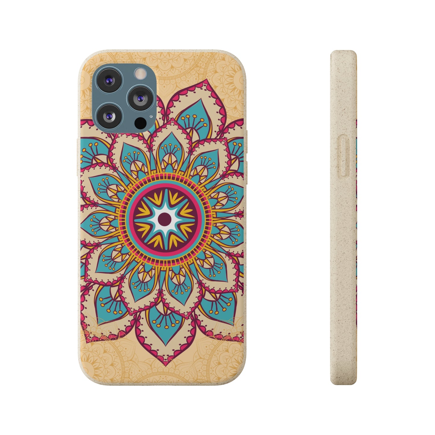 Tan and Gold Mandala✨🏵️ - Biodegradable Case