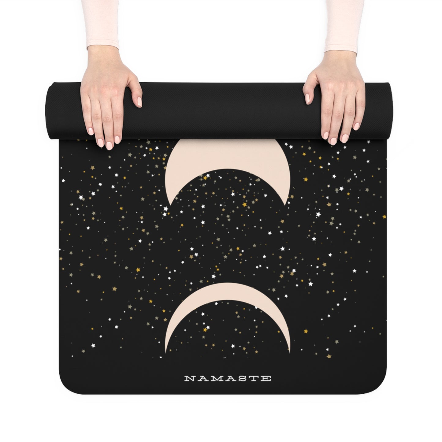 Witchy Moon Phase Rubber Yoga Mat✨🧘🌖