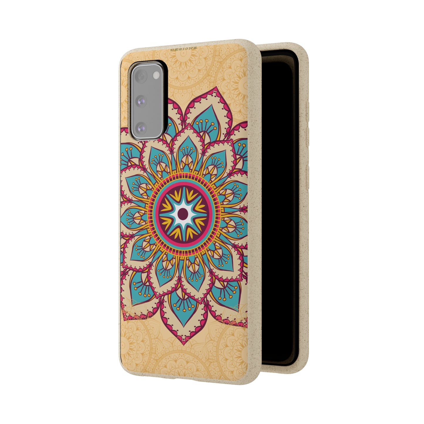 Tan and Gold Mandala✨🏵️ - Biodegradable Case