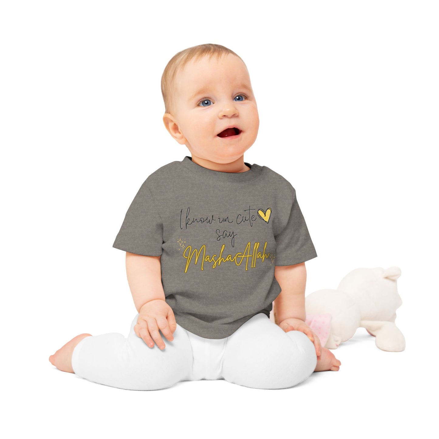 "I Know I'm Cute..."✨🧑‍🍼 - Baby T-Shirt