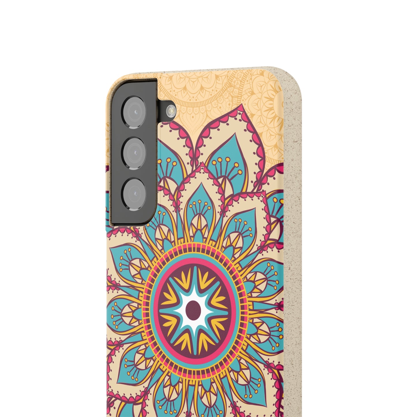 Tan and Gold Mandala✨🏵️ - Biodegradable Case