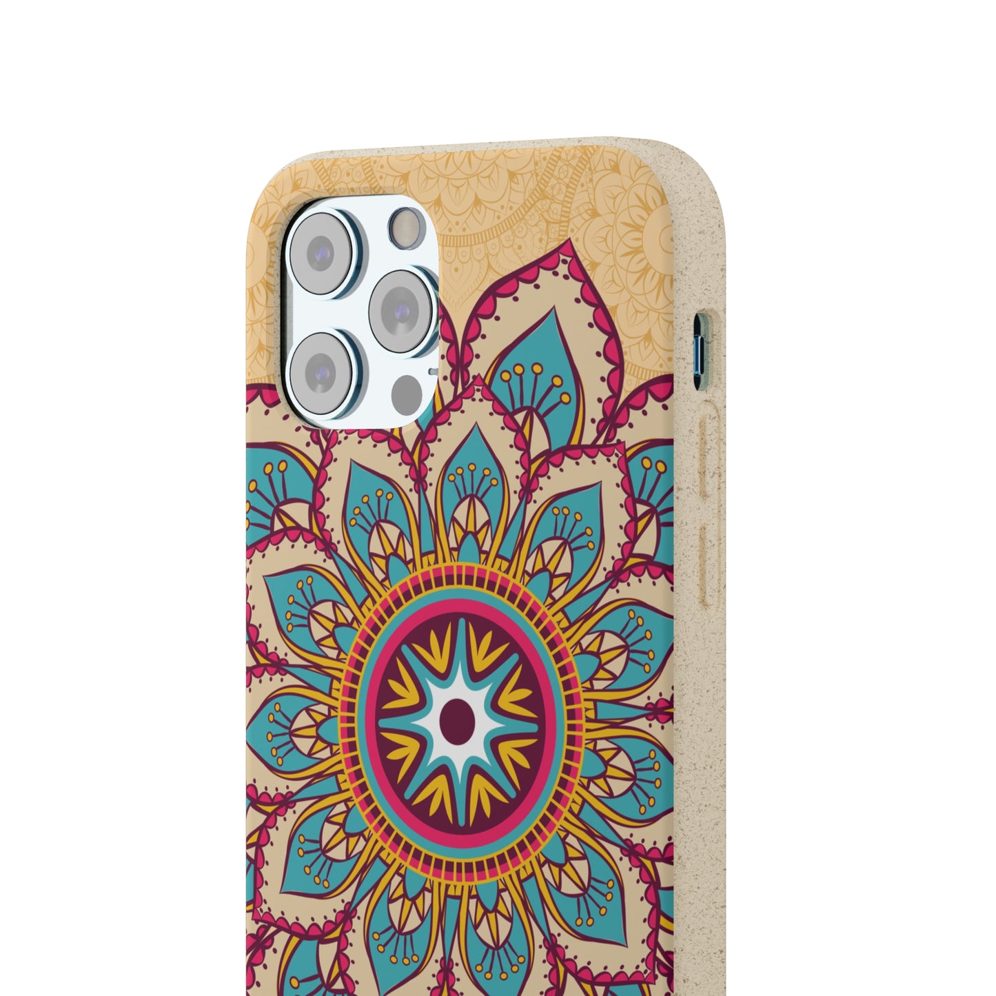 Tan and Gold Mandala✨🏵️ - Biodegradable Case