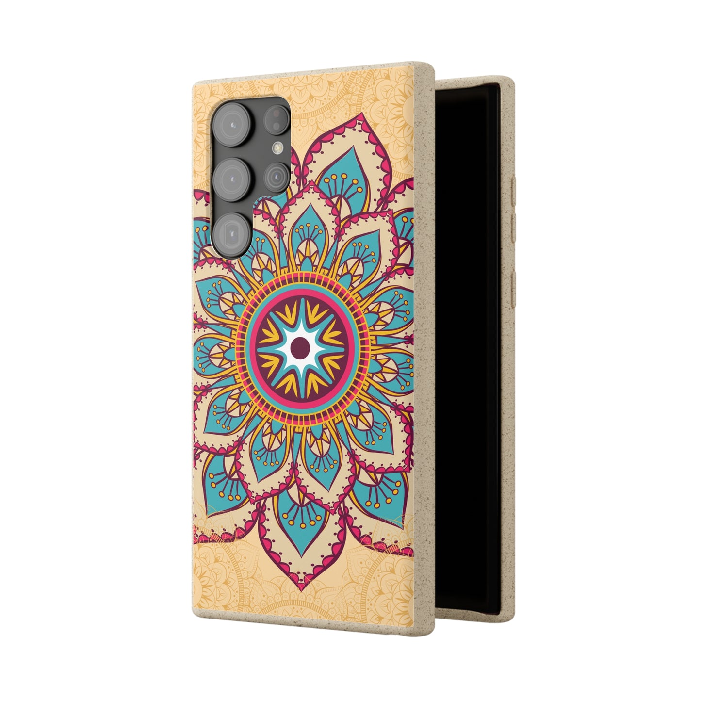 Tan and Gold Mandala✨🏵️ - Biodegradable Case