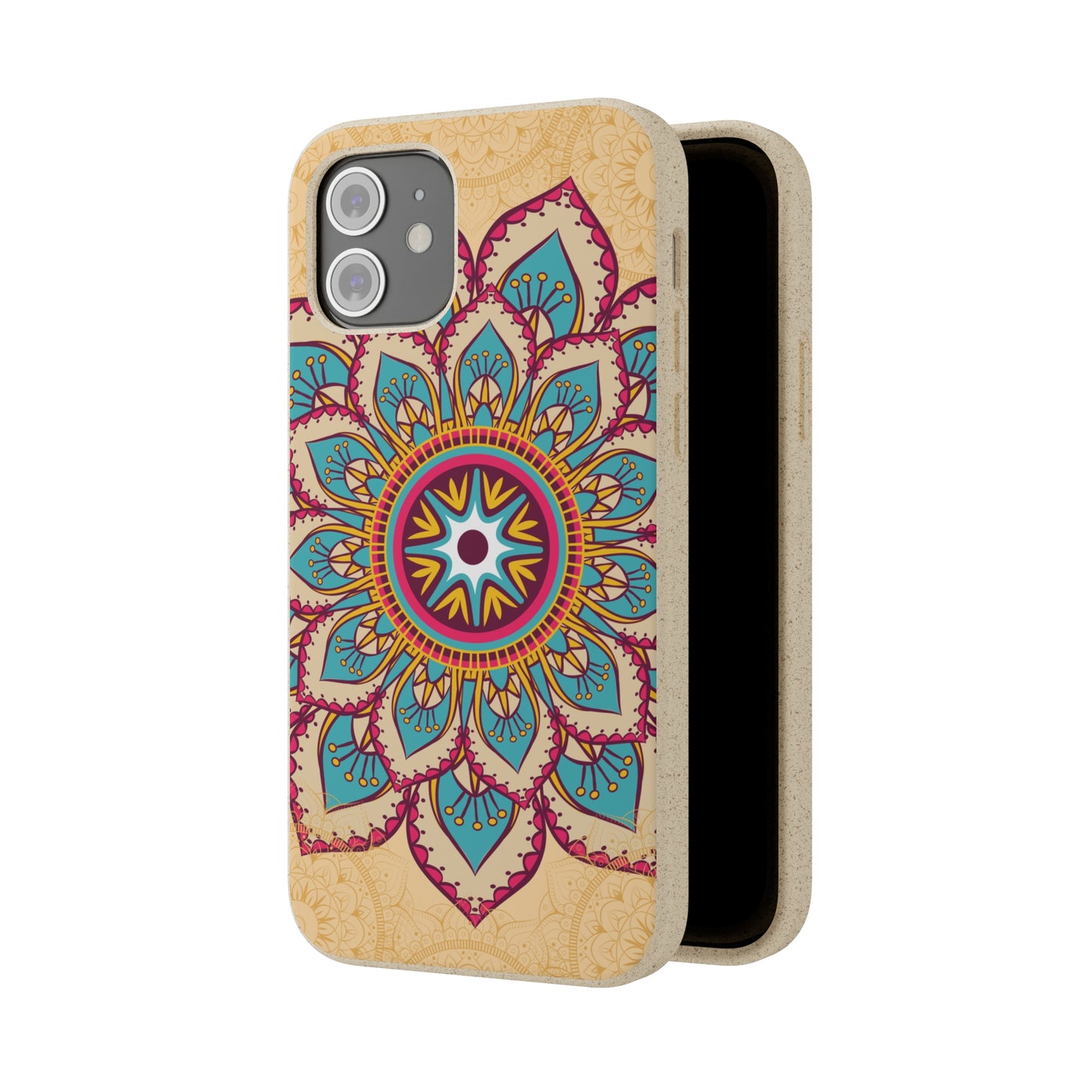 Tan and Gold Mandala✨🏵️ - Biodegradable Case