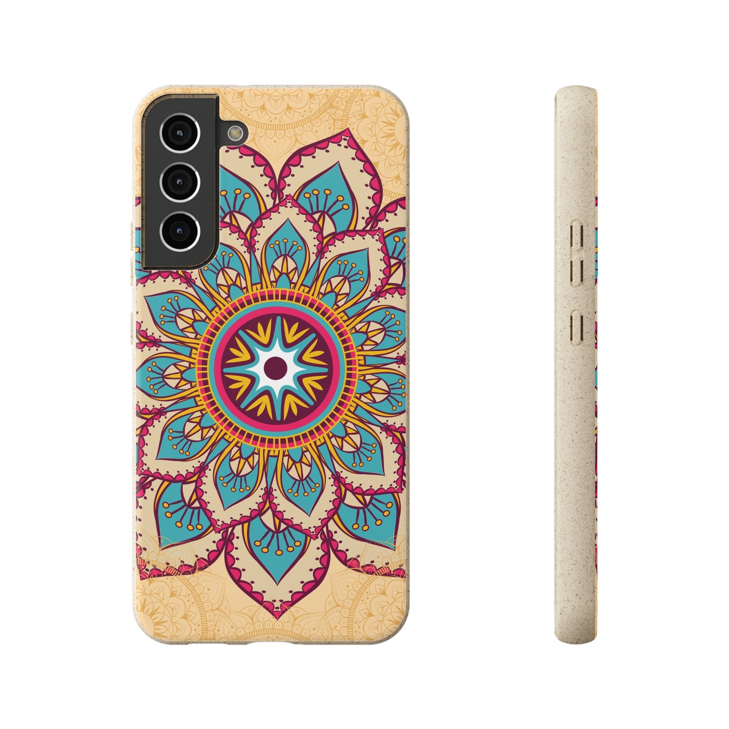 Tan and Gold Mandala✨🏵️ - Biodegradable Case