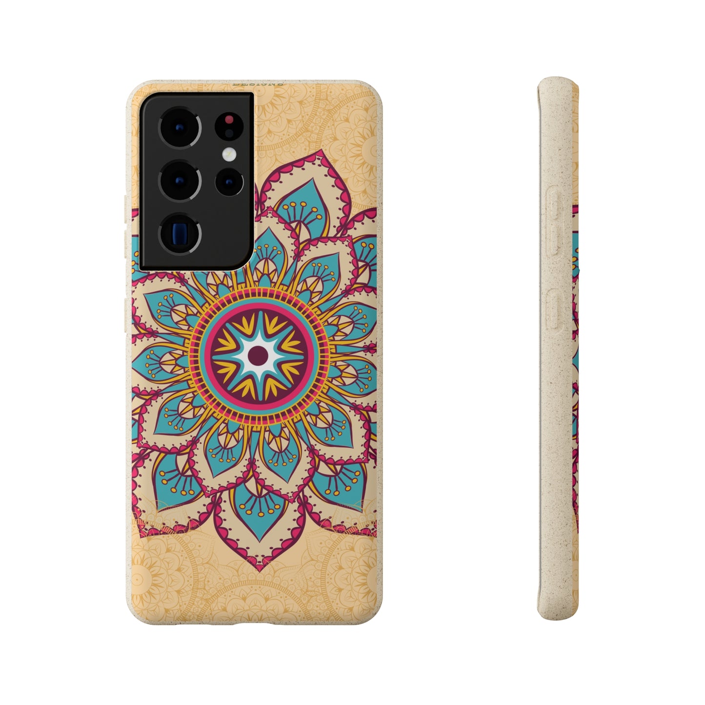 Tan and Gold Mandala✨🏵️ - Biodegradable Case