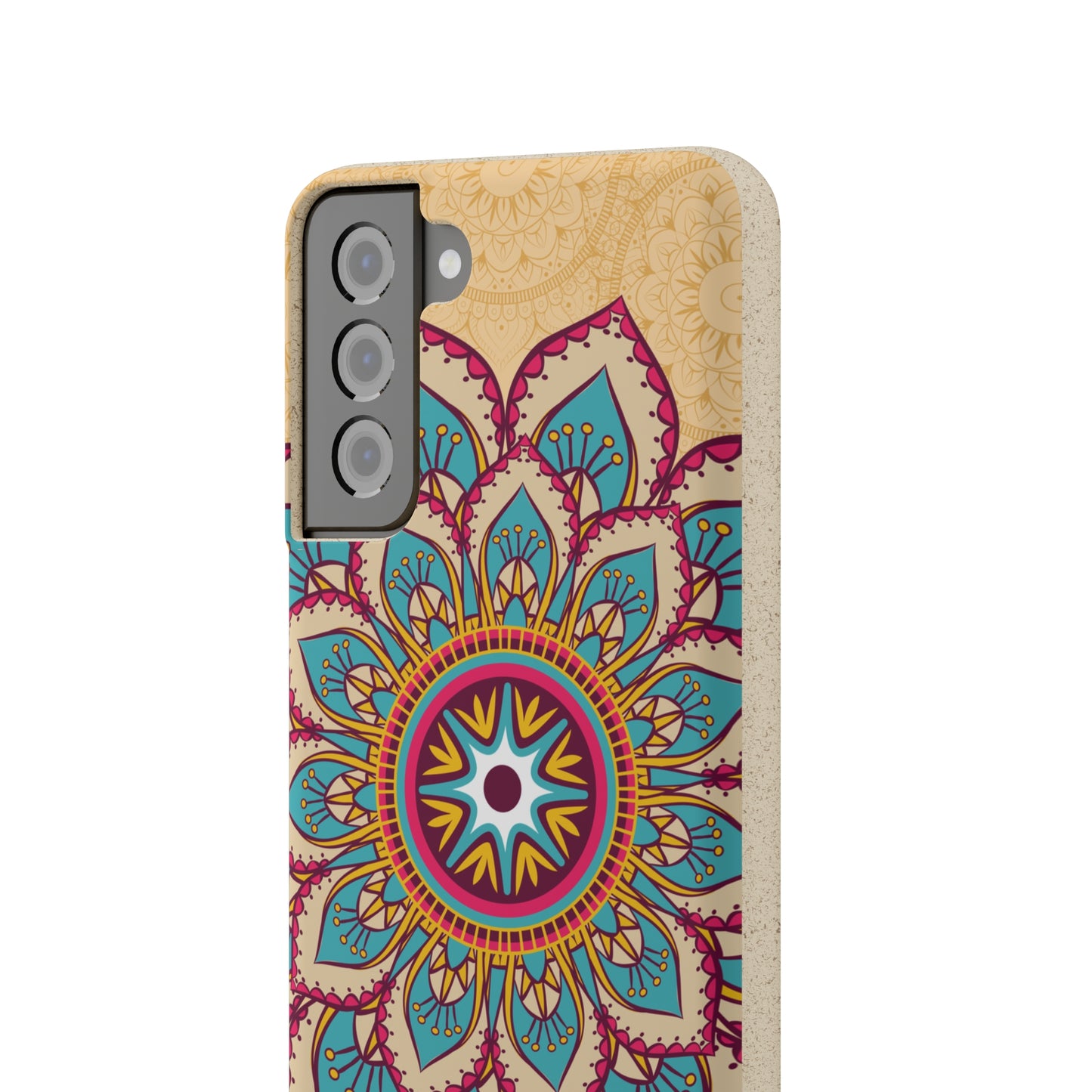 Tan and Gold Mandala✨🏵️ - Biodegradable Case