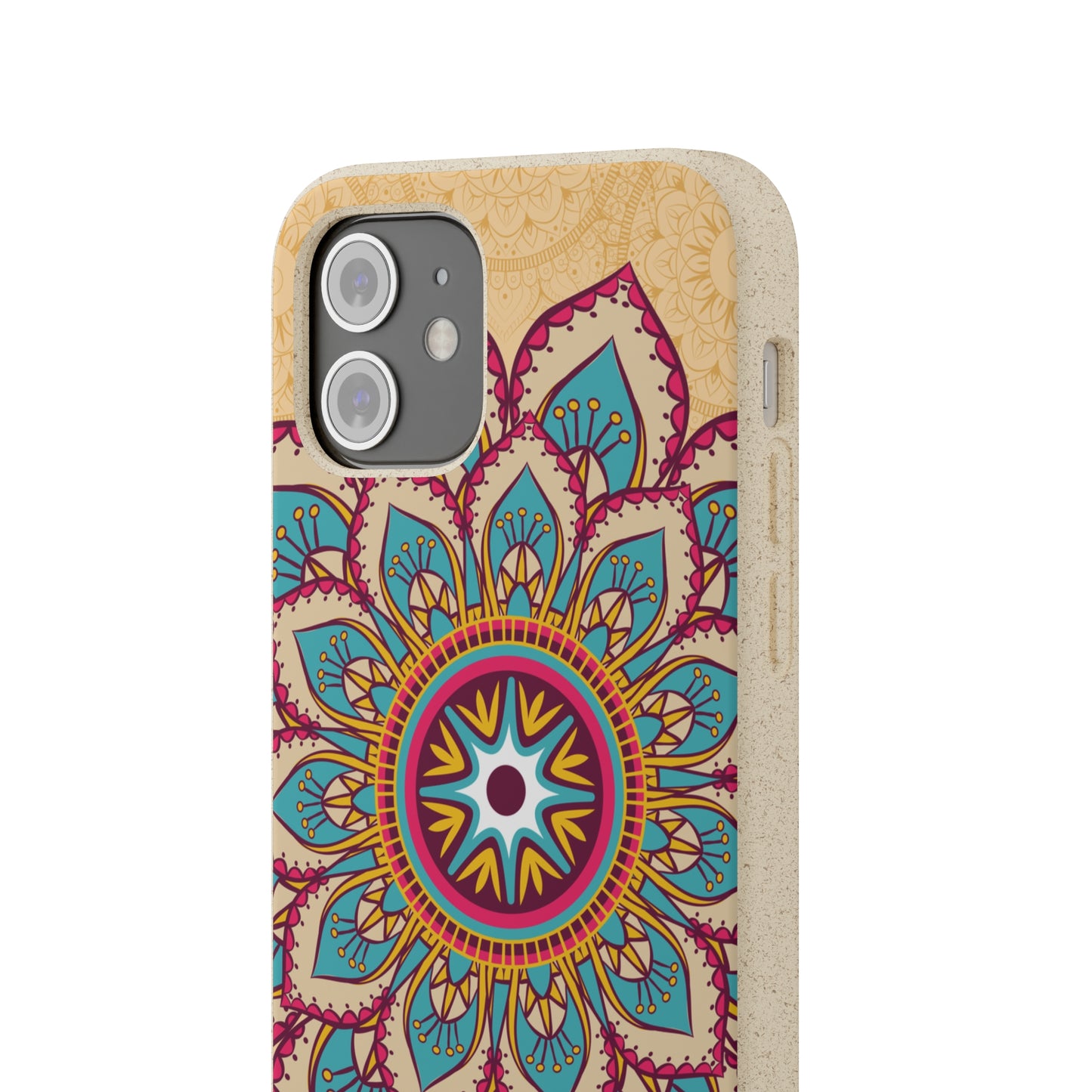 Tan and Gold Mandala✨🏵️ - Biodegradable Case