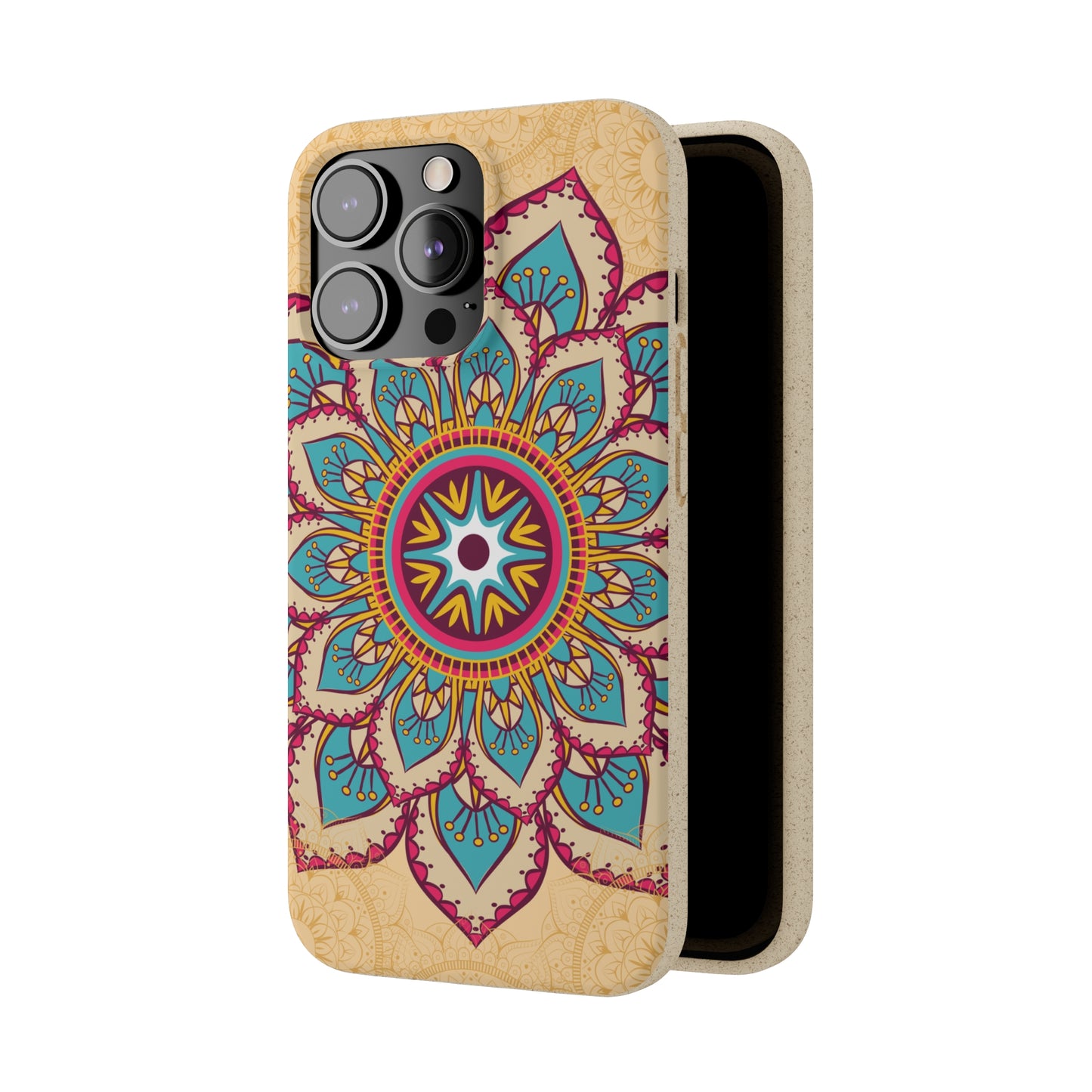 Tan and Gold Mandala✨🏵️ - Biodegradable Case