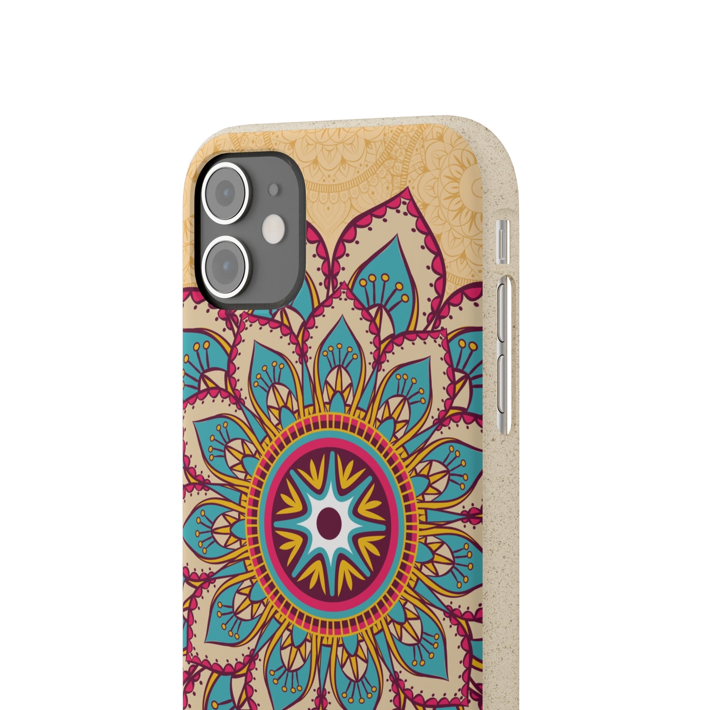 Tan and Gold Mandala✨🏵️ - Biodegradable Case