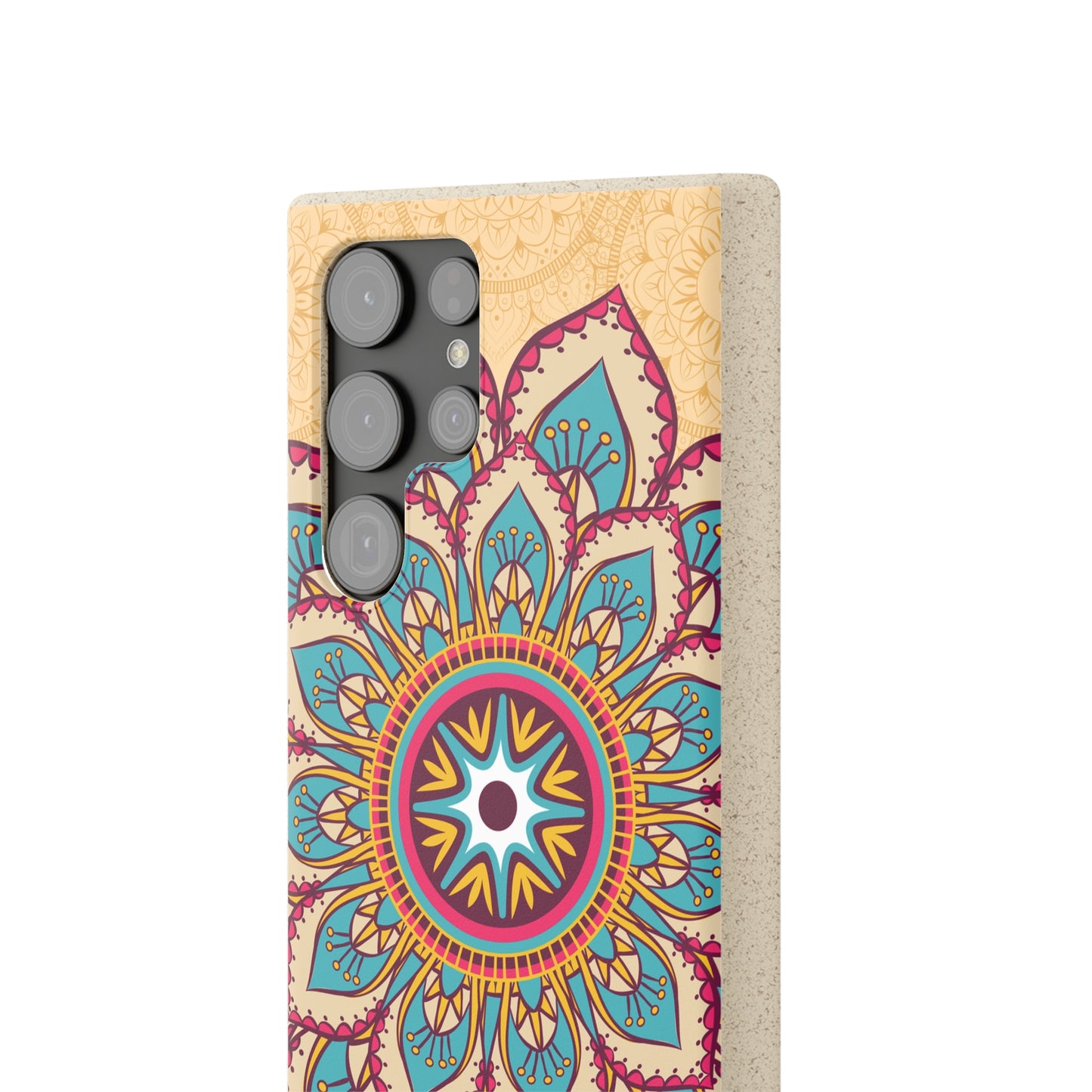 Tan and Gold Mandala✨🏵️ - Biodegradable Case