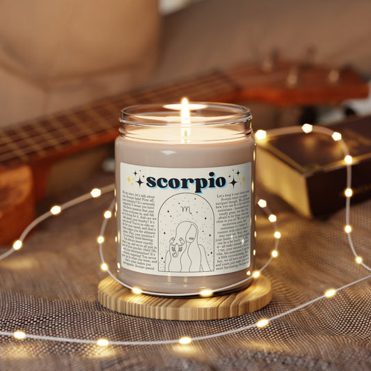 Zodiac Soy Candle - SCORPIO♏😈