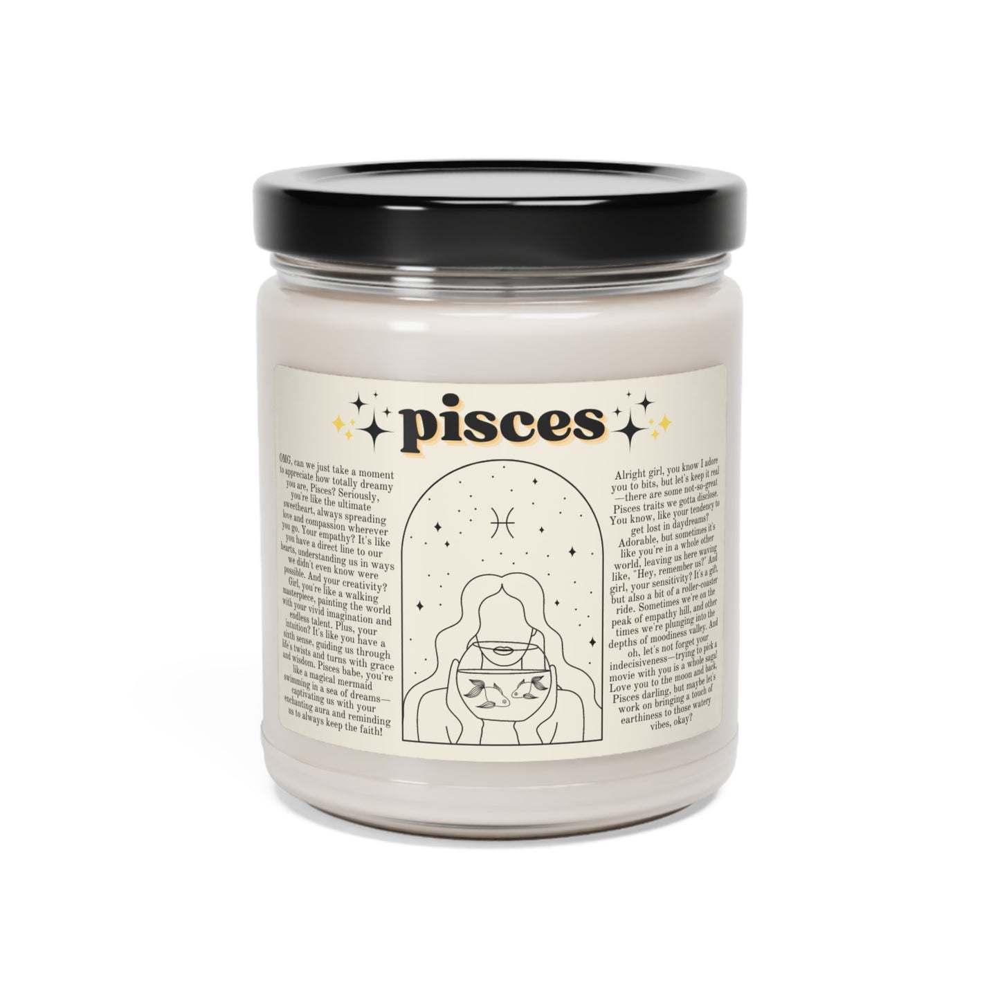 Zodiac Soy Candle: PISCES♓🐟