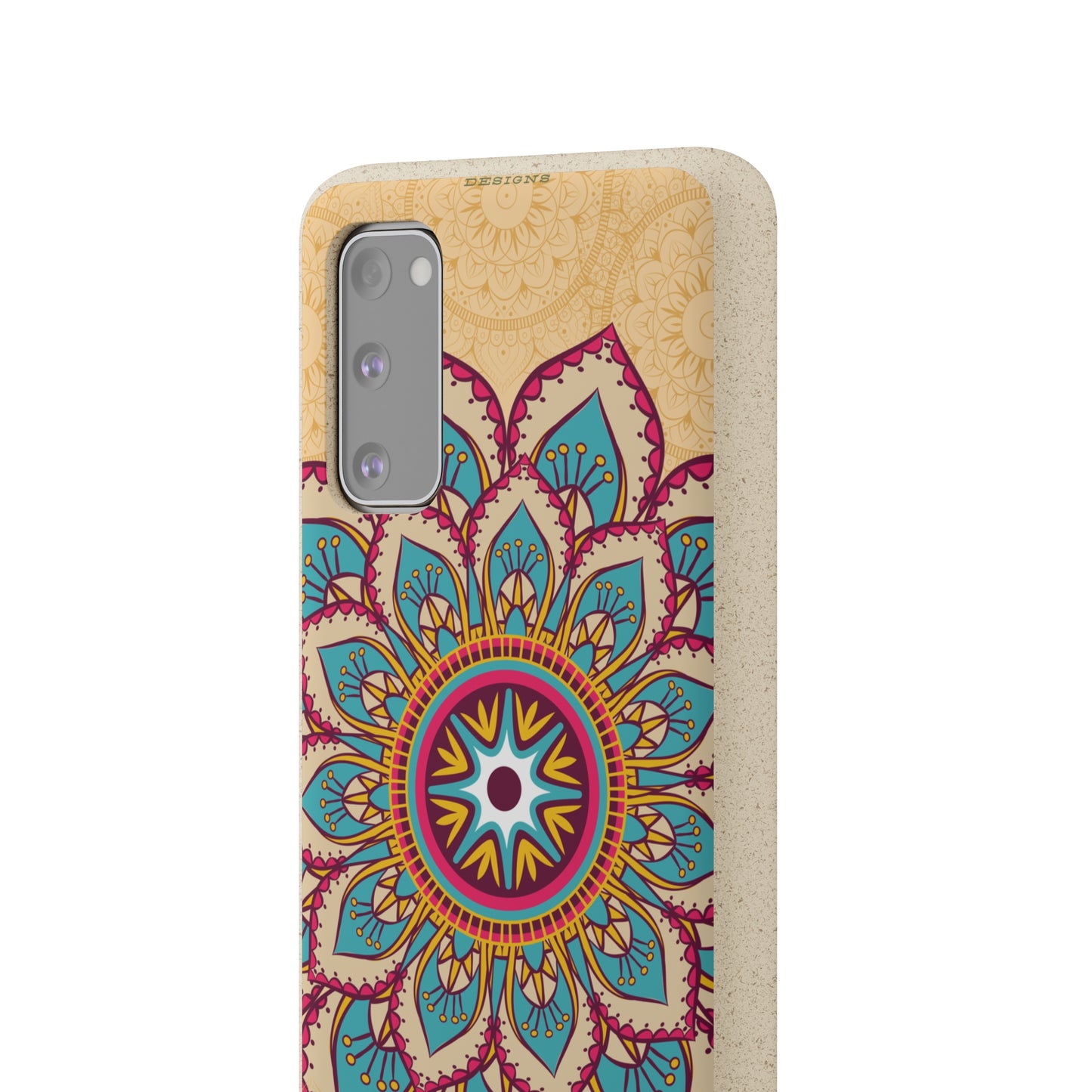 Tan and Gold Mandala✨🏵️ - Biodegradable Case