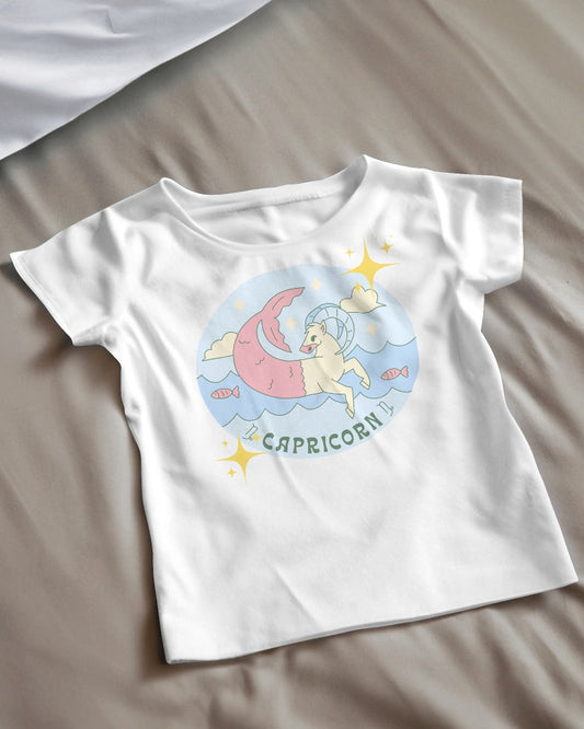 Capricorn Child🐐✨ - Kid's T-Shirt