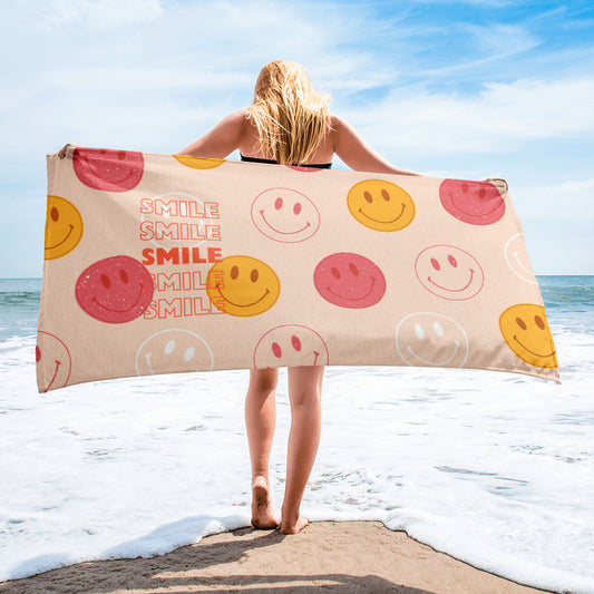 "SMILE" 😊💟 Beach Towel