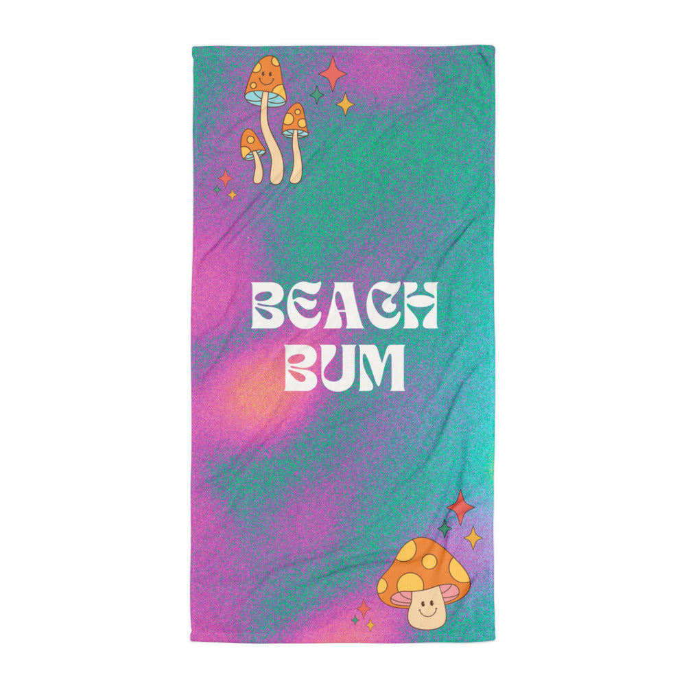 "Beach Bum" 🍄✨ Beach Towel